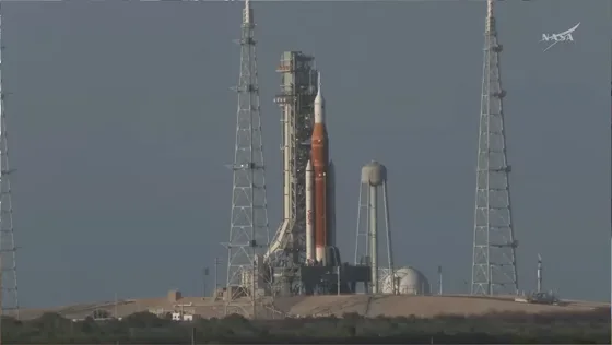 Attached NASA launch footage