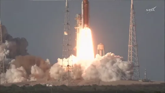 NASA liftoff footage